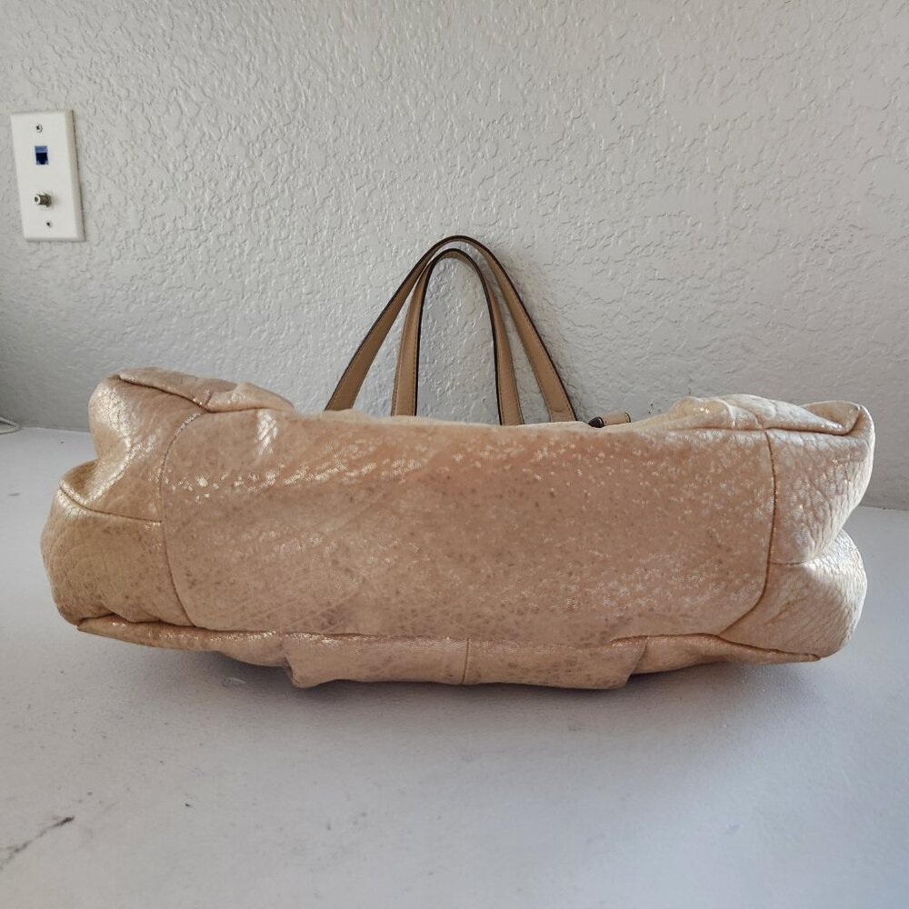 Euc Coach Madison Gold Metallic Hobo Shoulder Bag - Picture 8 of 12